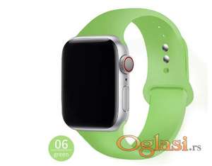 Silikonska narukvica zelena Apple watch 38/40/41